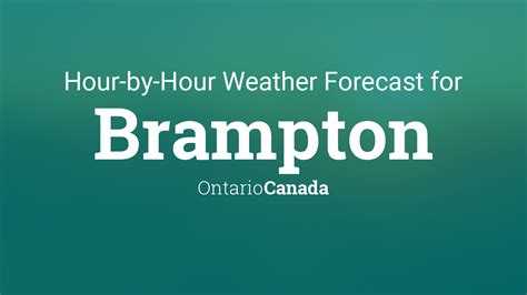 brampton 7 day weather|weather forecast brampton this week.